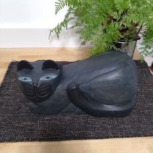Large Wooden Cat